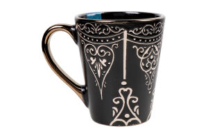 Чашка Eat&Drink черная 330мл