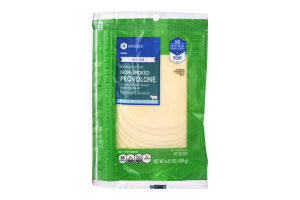 SE Grocers Sliced Reduced Fat Non-Smoked Provolone Natural Cheese - 10 CT