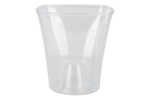 Кашпо д/горщиків д/орхідей Квадро 1,5л прозорий 14,5*15см Еталон-С