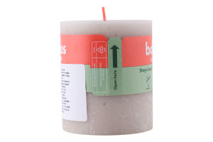 Свічка сіра 8х6.8см №103668780321 Bolsius 1шт