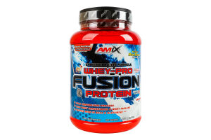 Протеин Клубника Whey-pro fusion Amix 1кг