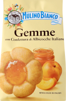 Печиво Mulino Bianco Gemme з абрикосовим джемом