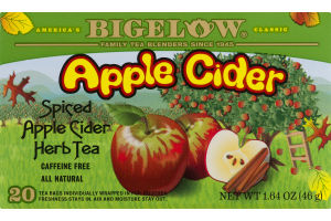Bigelow Apple Cider Spiced Apple Cider Herb Tea - 20 CT