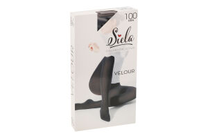 Колготки жіночі Siela Velour 100den 5 nero