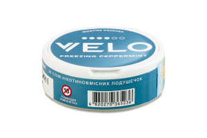 Подушечки никотиносодержащие бестабачные Velo Классический Freezing peppermint 20х0.7г