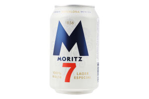 Пиво 330мл 5.5% світле Лагер 7 Moritz бут