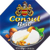Сир 50% Брі Consul к/у 0.125кг