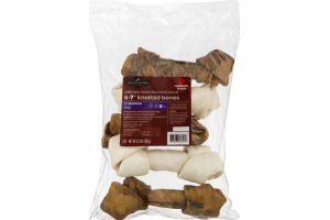 Champion Breed 6-7" Knotted Bones Rawhide Treats - 5 CT