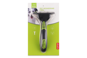 Щітка для вичісування тварин 16x8см мікс