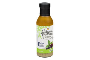 Nature's Promise Organic Dressing, Marinade Italian
