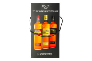 Набір Віскі Original 3роки 40% 0,7л+2склянки коробка Scottish Leader