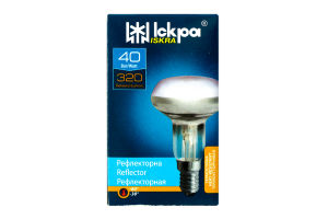Лампа Искра R50 40вт Е14 прозр