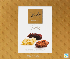 Трюфелі шоколадні асорті з пластівцями Hamlet к/у 200г