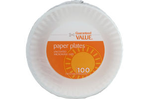 Guaranteed Value Paper Plates 7in - 100 CT