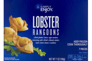 Simply Enjoy Rangoons Lobster - 7 PC