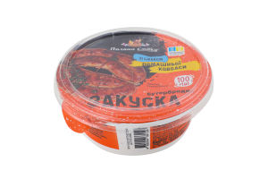 Закуска бутербродная со вкусом домашней колбасы Поляна Смаку ст 100г
