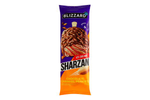 Мороженое 12% эскимо шоколадный пломбир Sharzan Blizzard м/у 75г