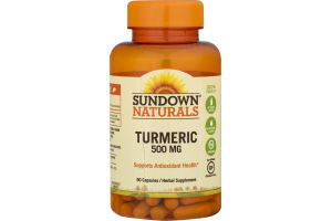 Sundown Naturals Turmeric - 90 CT