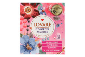 Чай цветочный Ассорти Lovare к/у 32х1.5г