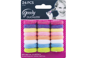 Goody Ouchless No Metal Elastics - 24 CT