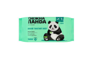 Бумага туалетная влажная Bamboo Cream Сніжна Панда 48шт