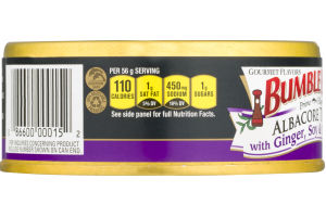 Bumble Bee Albacore Tuna with Ginger, Soy & Olive Oil