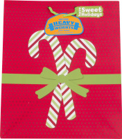 Smart Living Holiday Heavy Weights Gift Bag Candy Canes