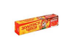 Чипсы картофельные со вкусом бекона Золотисті к/у 50г