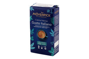 Кава натуральна смажена мелена Gusto Italiano Movenpick м/у 250г