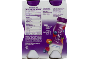 Dannon Light & Fit Nonfat Yogurt Drink Mixed Berry - 4CT