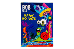 Набір продукції з іграшкою та стікером Різдвяний бокс Bob Snail к/у 145г
