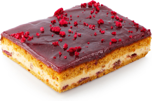 Пиріг Карамельний з малиною ваг