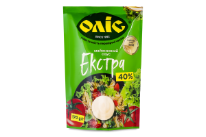 Соус майонезний 40% Екстра Оліс д/п 170г