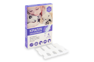 Краплі заспокійливі д/тварин 4*1мл Продукт