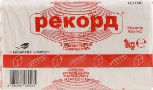 Дрожжи прессованные хлебопекарские С красной этикеткой Рекорд м/у 1кг