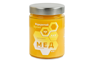 Мед натуральный цветочный Ехинацея Відкритий Вулик с/б 475г