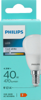 Лампа светодиодная 40W Е14 470lm 4000K №9290035407 Philips 1шт
