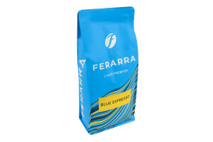 Кава натуральна смажена в зернах Blue espresso Ferarra 1ґ м/у 1кг
