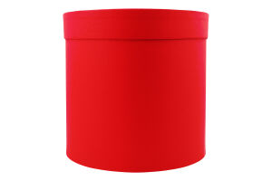 Коробка подарункова червона кругла 17*19см НК-29 Екстрафікс