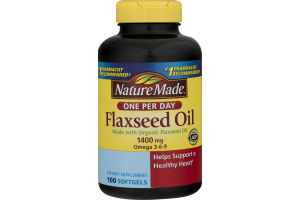 Nature Made Flaxseed Oil - 100 CT