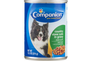 Companion Dog Food Country Stew Cuts in Gravy