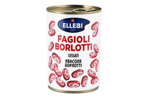 Фасоль в рассоле Борлотти Ellebi ж/б 400г
