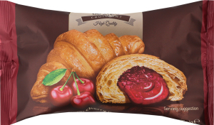 Круассан с начинкой со вкусом вишни La Crema de Alva м/у 65г