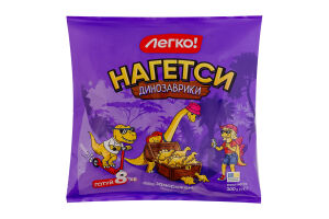 Наггетсы куриные замороженные Динозаврики Легко! м/у 300г