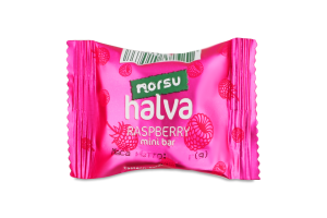 Халва соняшникова з ароматом малини Norsu м/у 15г