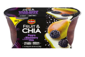 Del Monte Fruit & Chia Pears In Blackberry Flavored Chia - 2 CT