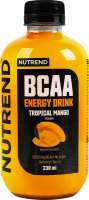 Напій безалкогольний газований ароматизований Тропічний манго BCAA Energy drink Nutrend п/пл 330мл