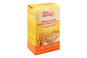 Смесь хлопьев быстрого приготовления Сила 3-х злаков San Grano м/у 500г