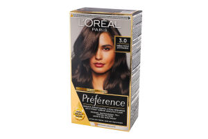 Фарба для волосся стійка Preference №3.0 L'Oreal Paris 1шт