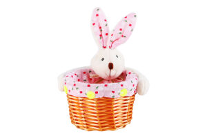 Кошик Великод кролик з підкл декорат 14х12 986417